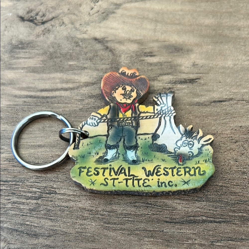 Festival Western St-Tite Québec Keychain